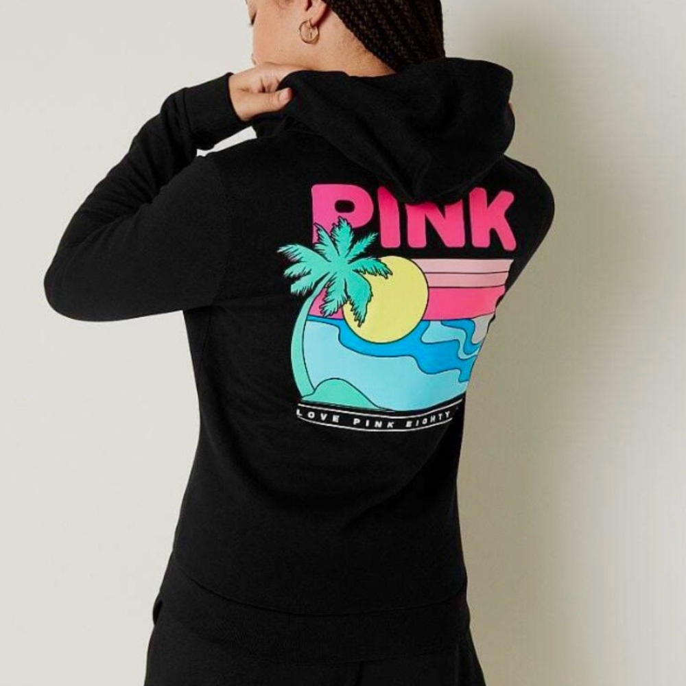 PINK Campus Full-Zip Hoodie